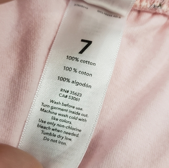 Carters Colorful Unicorn Pink Skort Skirt Shorts - Picture 5 of 5